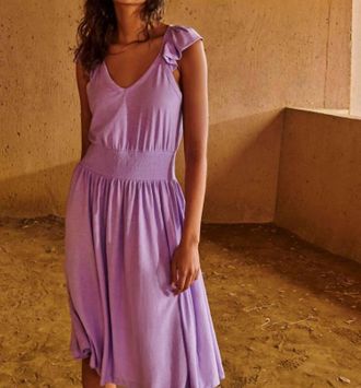 Nation Ltd Mina Dress In Lavender Fields