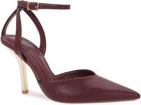 Berness Clarissa Faux Leather DOrsay Pump in Wine at Nordstrom Rack, Size 8.5