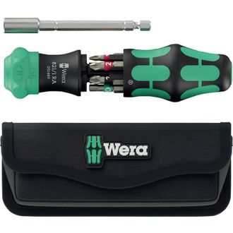 Wera Kraftform Kompakt 28 ra mit Tasche Cacciavite porta inserti 1/4