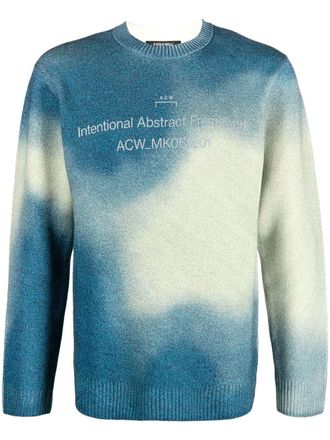A-Cold-Wall* Maglione girocollo con effetto sfumato - Grigio