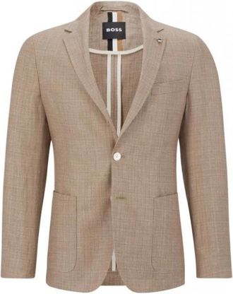 HUGO BOSS Jassen > Blazers - Heren - Blazers - Beige - M - Jassen