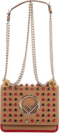 Fendi Borsa a spalla con borchie 2000 - Toni neutri