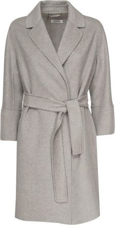 Max Mara Arona Belted Long-sleeved Coat