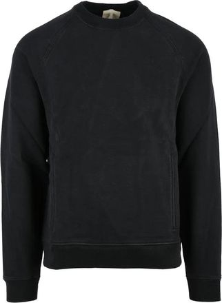 Ten c Cotton Crewneck Sweatshirt Black