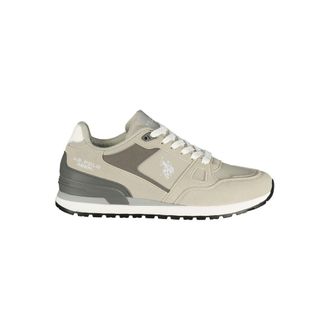U.S.Polo Association Grey Polyurethane Mens Mens Sneaker