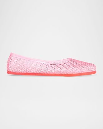 Ancient Greek Sandals Iro Transparent Jelly Ballerina Flats