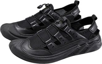 Generic Outdoor Shoes Mens Summer: Beach Shoes Breathable Summer Shoes with Laces Sports Shoes Lightweight Trainers Abrasion Resistant Work Shoes Classic Comf