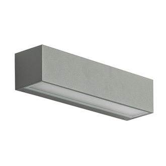 Arcchio L&aacute;mpara de pared LED exterior de aluminio gris