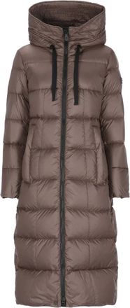 Peuterey Chaqueta larga acolchada de plum&oacute;n - Coats - Mujer - Marr&oacute;n - XS