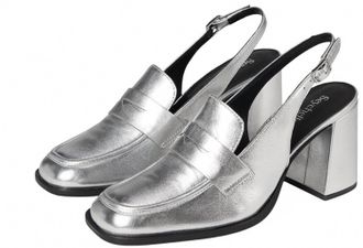 Seychelles Womens Symphony Penny Loafers In Silver