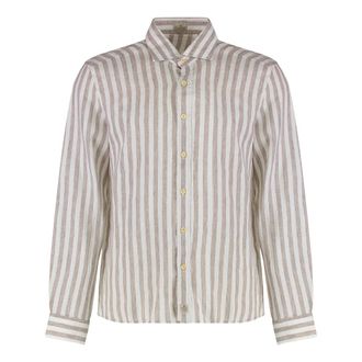 Sonrisa Heren, Overhemden, Beige, Maat: 3XL Linnen