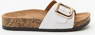 Heavenly Feet Womens Heavenly Feet IGGY Womens Mules Sandals White - Size: 6.5