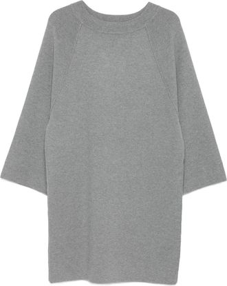 Max Mara Abito con maniche raglan - Grigio
