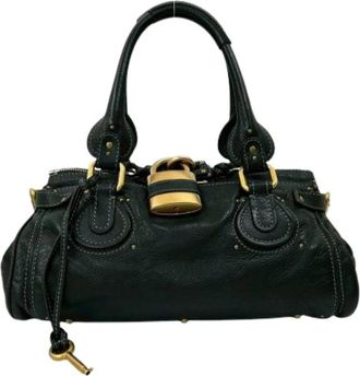 Chlo&eacute; Pre-owned Handtas - Dames - Vintage Handtas - Zwart - ONE Size - Leer - Vintage