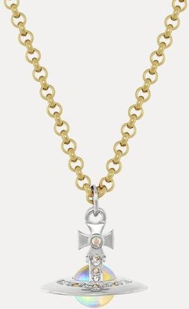 Vivienne Westwood Man. New Tiny Orb Pendant Necklace Platinum-gold-crystal-ab-white-crys Platinum-gold-crystal-ab-white-crys Men