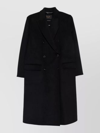 Palt&ograve; wool double-breasted coat