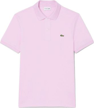 Lacoste Slim Fit L.12.12 Polo - Heren - Polos - Roze - M - Katoen - Tops