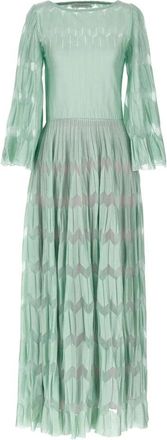 Antonino Valenti Mariko Mori Lange Jurk - Dames - Maxi kleedjes - Groen - XS - Kleedjes