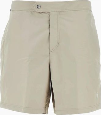 Brunello Cucinelli Mens Cotton Shorts Beige - Tan - Size: 35/34/32