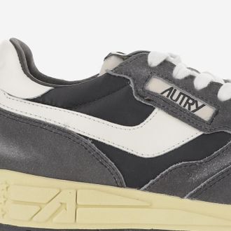 Autry Mens Sneakers Reelwind Black Leather Trainers