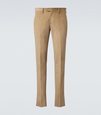 Lardini Pantalones slim de pana de algod&oacute;n