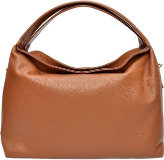 Luisa Vannini Brown Rundleer Tas