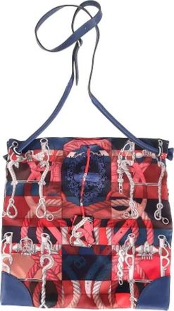 Herm&egrave;s Pre-owned Silk totes - Dames - Vintage Schoudertas - Veelkleurig - ONE Size - Leer - Vintage