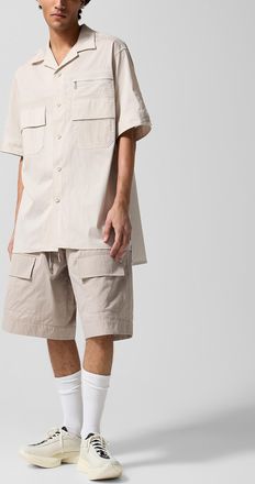 Yohji Yamamoto Mens Technical fabric cargo Bermuda short