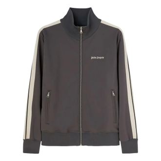 Palm Angels (WMNS) Palm Angels Fw23 Classic Track Jacket Grey PMBD058F23FAB0010701