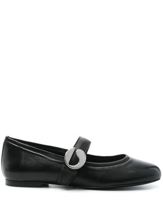 Coperni Womens Leather Ballet Flats