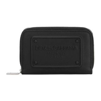 Dolce & Gabbana Wallets & Cardholders, male, Black, Size: ONE SIZE Wallets Black