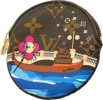 Louis Vuitton Brown Multi-Color Coin Purse/Coin Case (Pre-Owned)