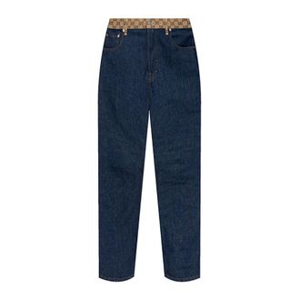 Gucci Straight Jeans, male, Blue, Size: W32 Straight Jeans