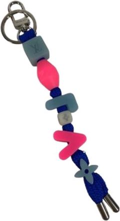 Louis Vuitton Pre-owned Accessories, female, Multicolor, Size: ONE SIZE Pre-owned Canvas Keyring