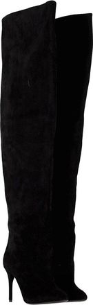 Alaia ALA&Iuml;A Womens Suede Over-The-Knee Boot (Authentic Pre-Loved)