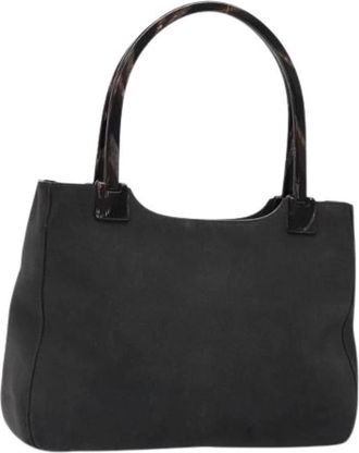 Prada Pre-owned Suede Handbag - Dames - Vintage Handtas - Zwart - ONE Size - Su&egrave;de - Vintage