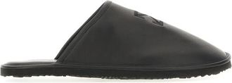 Off-white Leren Pantoffels - Heren - Pantoffels - Zwart - 40 EU - Leer - Schoenen