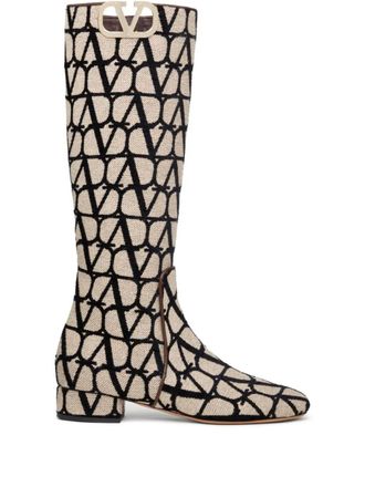 Valentino Garavani 30Mm Vlogo Type Boots