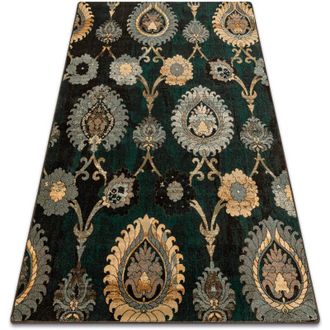 RugsX Rugsx - Alfombra De Lana Polonia Olivo Ornamento Patyna Verde Green 300x400 Cm