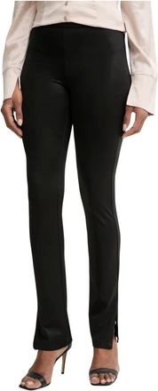 Liu Jo Slim Fit Split Hem Leggings - Dames - Broeken - Zwart - Maat: XS Polyamide