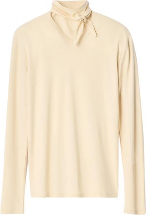 Christophe Lemaire Long-Sleeve Foulard Tie Top