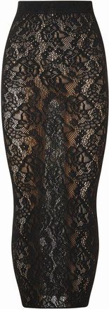 Wolford Infinite Rose Net Skirt