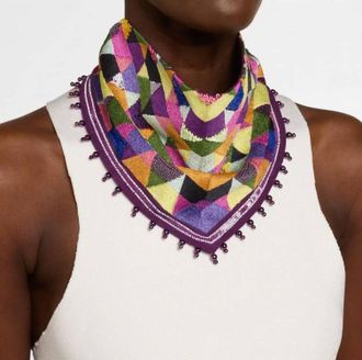 Mignonne Gavigan Franklin Bandana Scarf Necklace In Multi