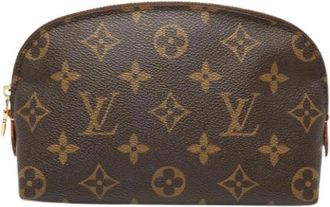 Louis Vuitton Pre-owned Clutches, female, Brown, Size: ONE SIZE Pre-owned Monogram Cosmetic Pouch