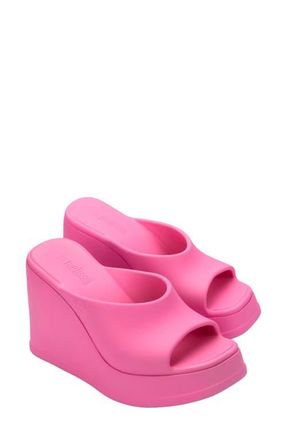 Melissa Waterproof Platform Wedge Sandal in Pink at Nordstrom, Size 10
