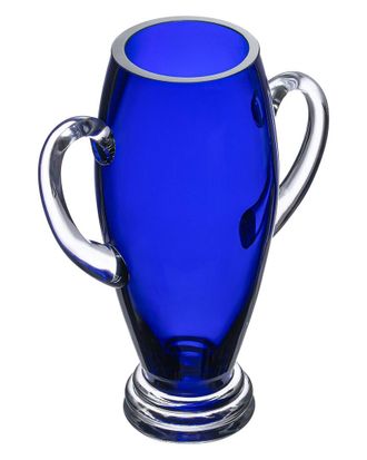 Barski Footed 10In Trophy Vase With Handle