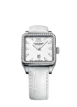 Louis Erard Womens Emotion White Watch Leather - One Size
