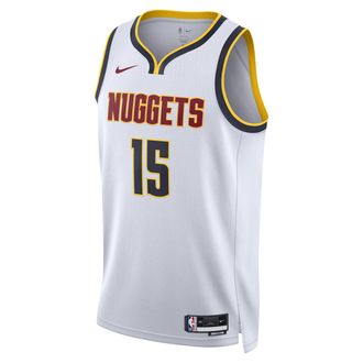Nike Denver Nuggets Association Edition Nike Mens Dri-FIT NBA Swingman Jersey in White | DN2075-100