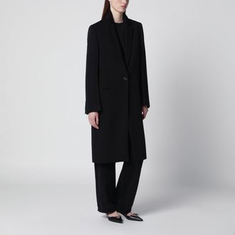 Toteme Garderob oversized wool coat in black