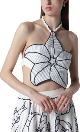 Farm Rio Farm Rio, Tops, Dames, Wit, S, Sleeveless Tops